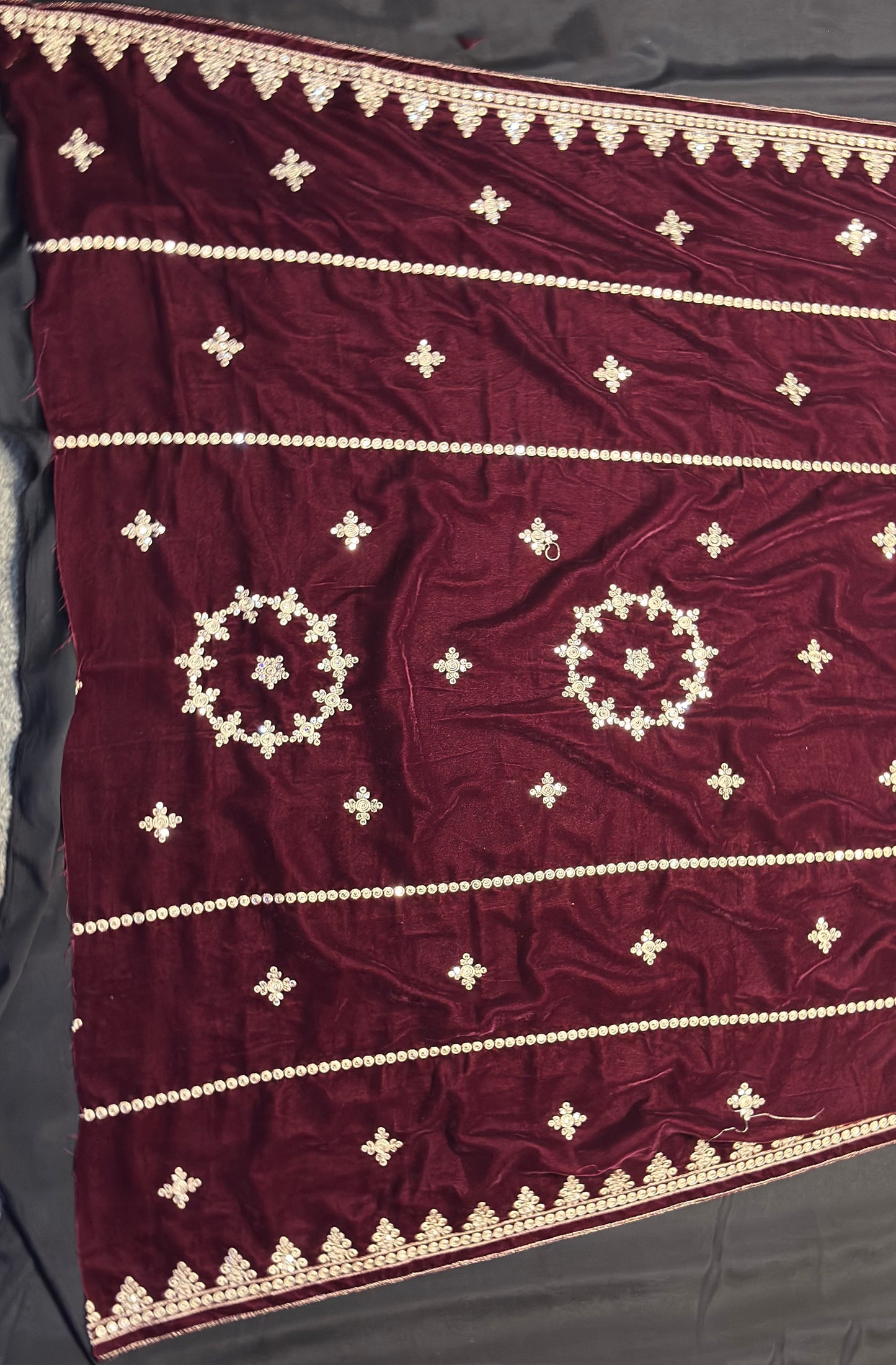 Superior Premium 9000 Micro Velvet Dress Embroidered 3 Piece Unstitched